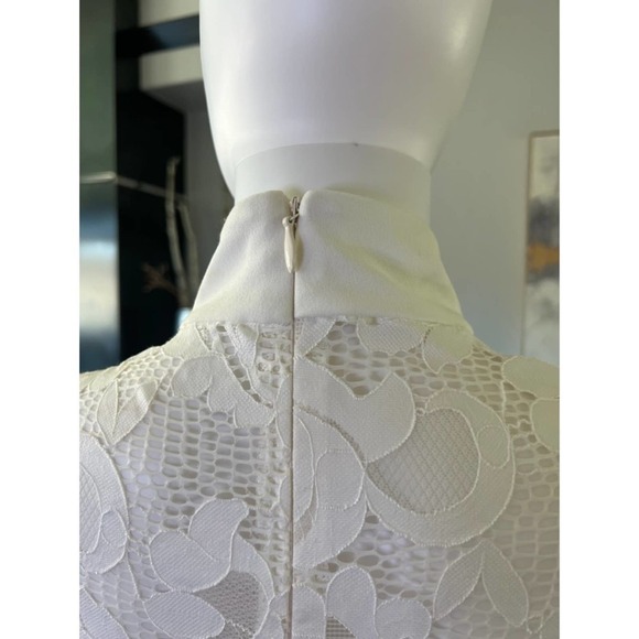 Nookie White Lady Lace Long Sleeve Midi Dress in White - XL - Picture 7 of 10